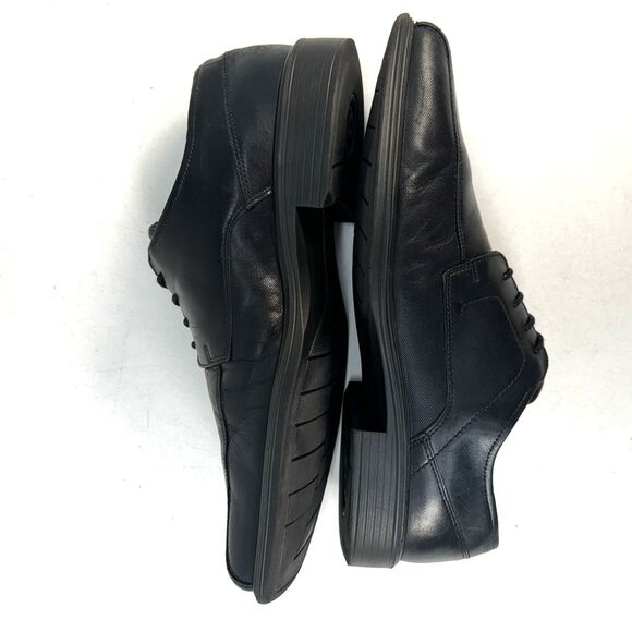 ECCO Johannesburg Black Leather Square Bicycle Toe Dress Shoes Size EU 44 US 11 main image 7
